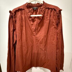 J. Crew Ruffle Detail Blouse
